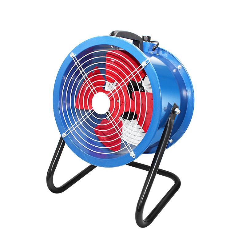 Výkonný prenosný ventilátor axiálneho toku axiálneho toku podlahového stojace